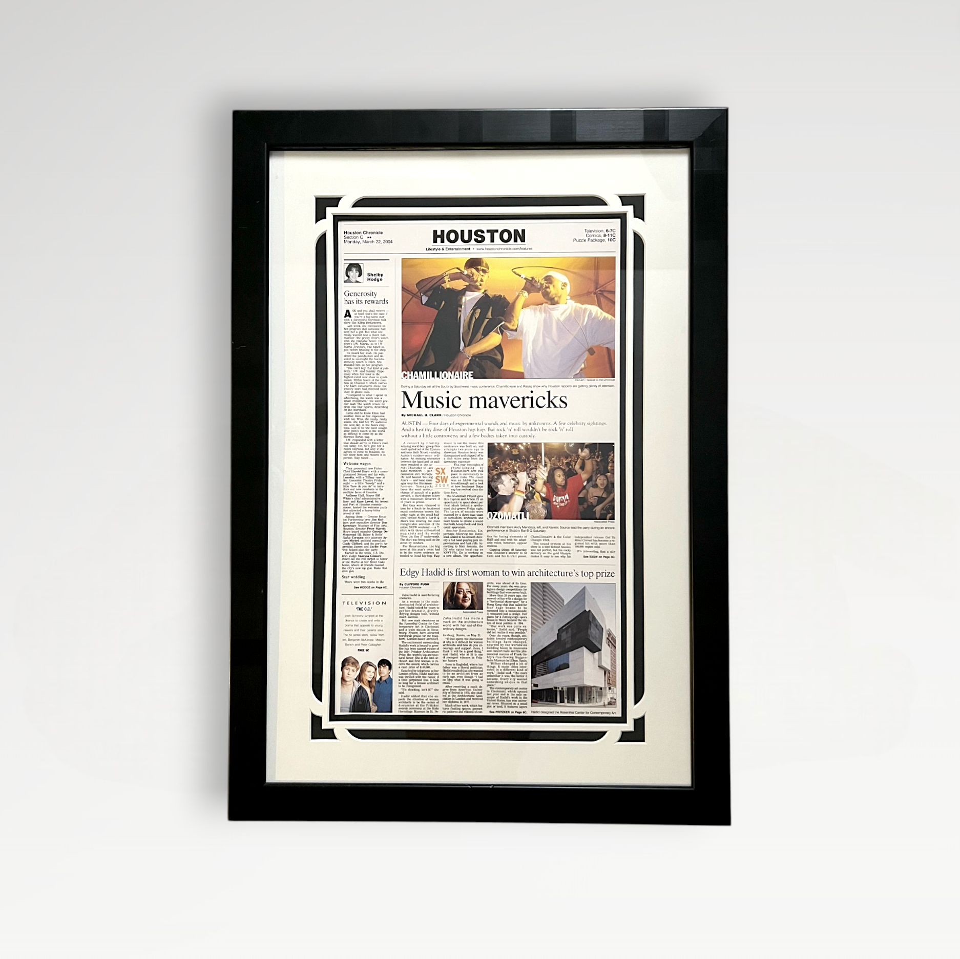 SXSW Plaque & UGK Collectible Winners