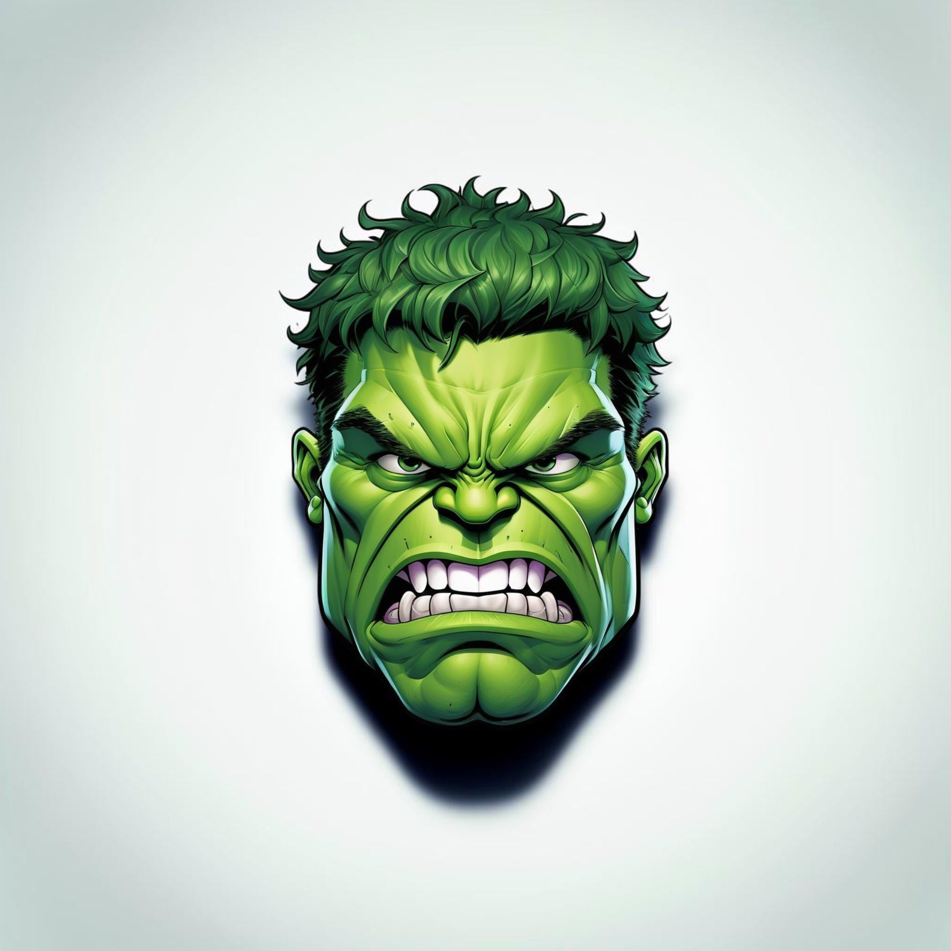 I don't want to turn to The Hulk. Let's be respectful.