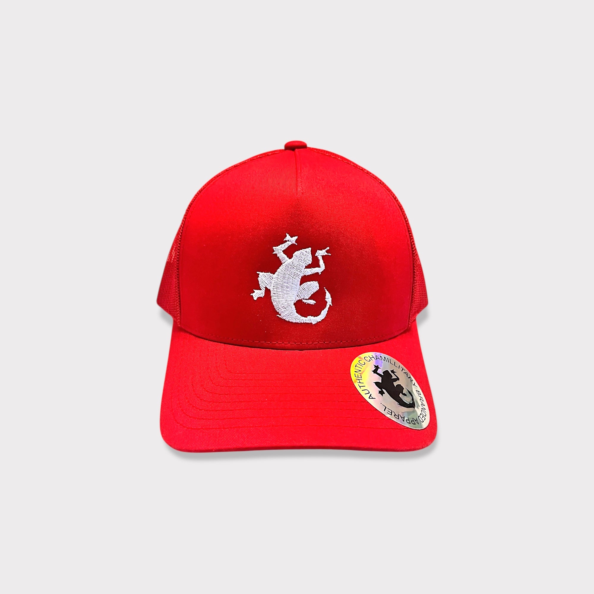 Chamillitary Trucker Hat - Red