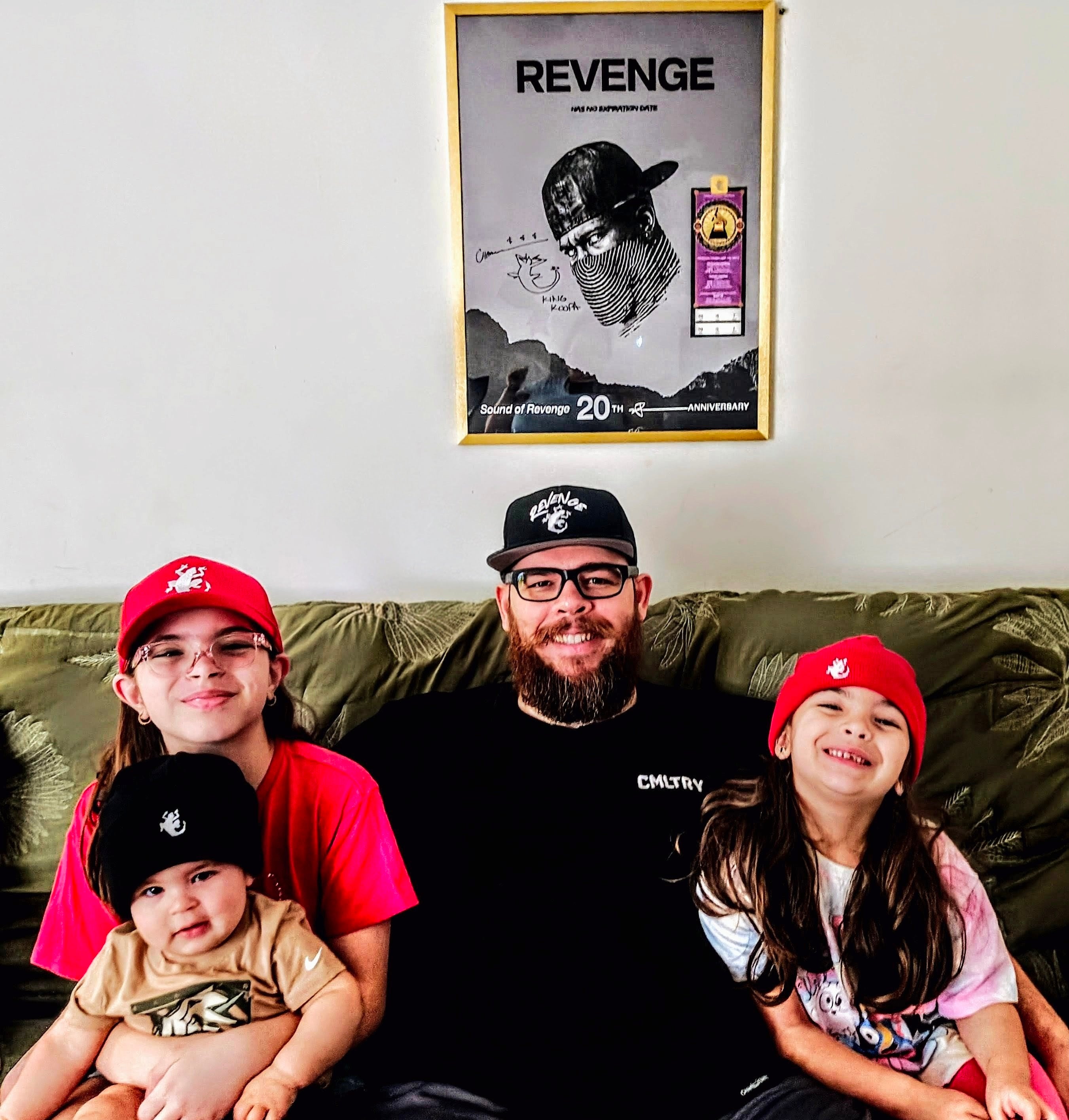 Autographed Revenge Print - Limited Edition  (Gold)