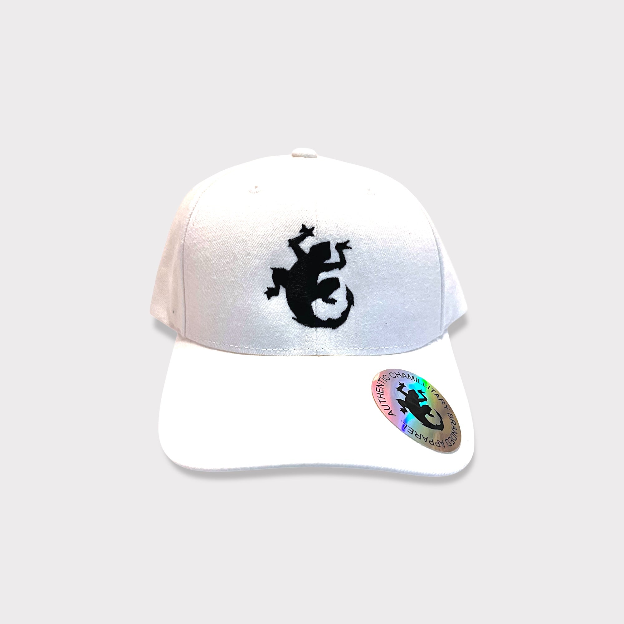 Chamillitary Logo Snapback - White